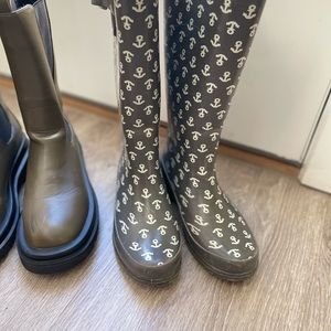 Womens Sperry Walker Atlantic Rain boots size 8